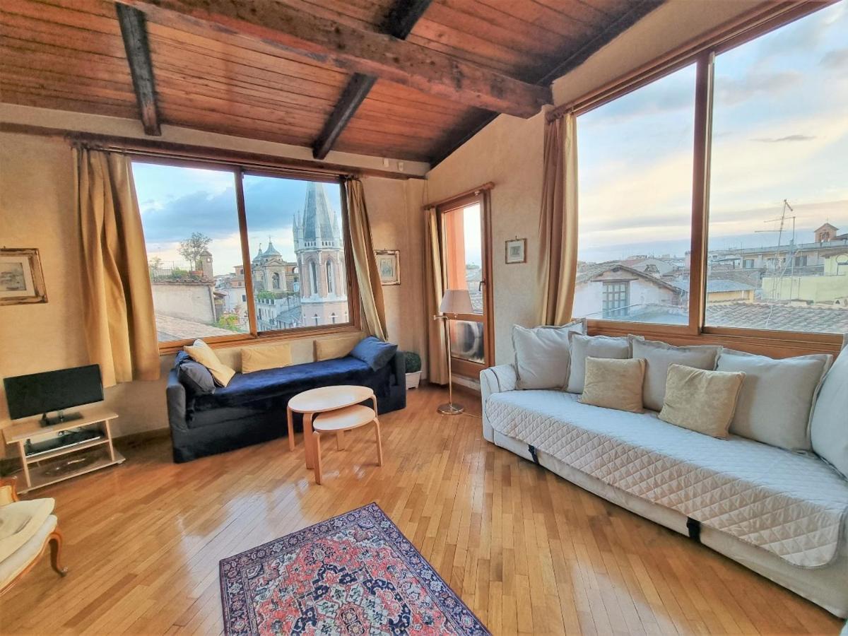 Amazing Panoramic Artist'S Loft Spanish Steps Рим Экстерьер фото